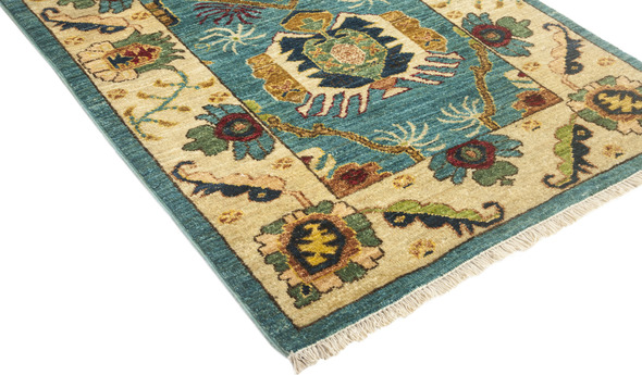 Solo Rugs PAK ECLECTIC Rugs Blue Eclectic; 10x2