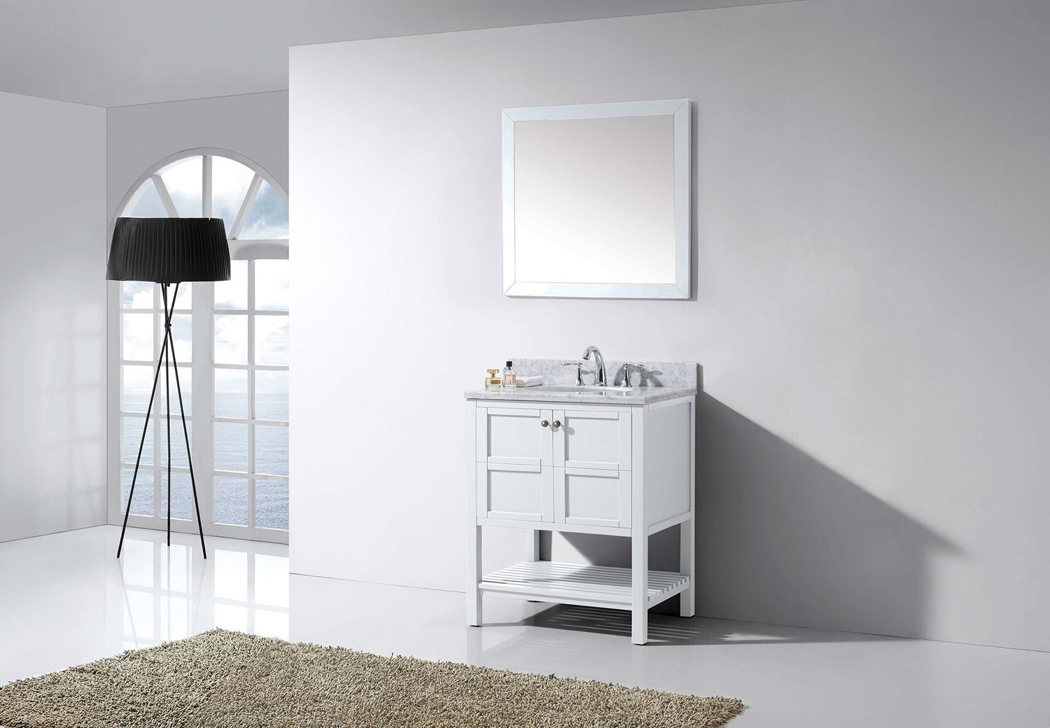 Virtu Bathroom Vanity Set Bathroom Vanities Light Transitional