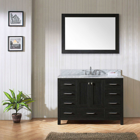 Virtu Bathroom Vanity Set Bathroom Vanities Dark Transitional