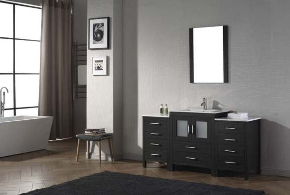 single vanity set Virtu Bathroom Vanity Set Bathroom Vanities Dark Modern