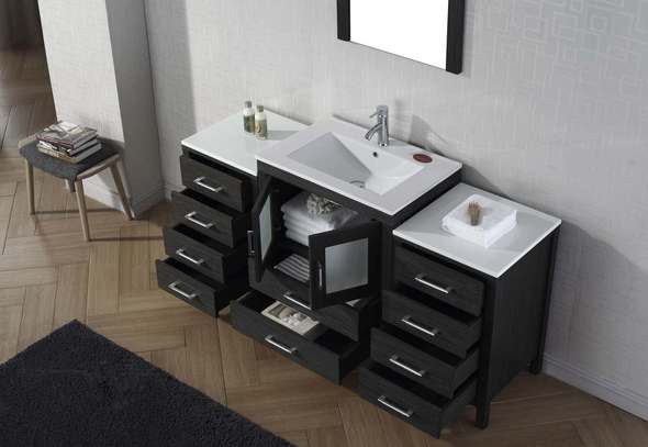 single vanity set Virtu Bathroom Vanity Set Bathroom Vanities Dark Modern