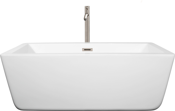 Wyndham Freestanding Bathtub Soaking Bath Tubs White